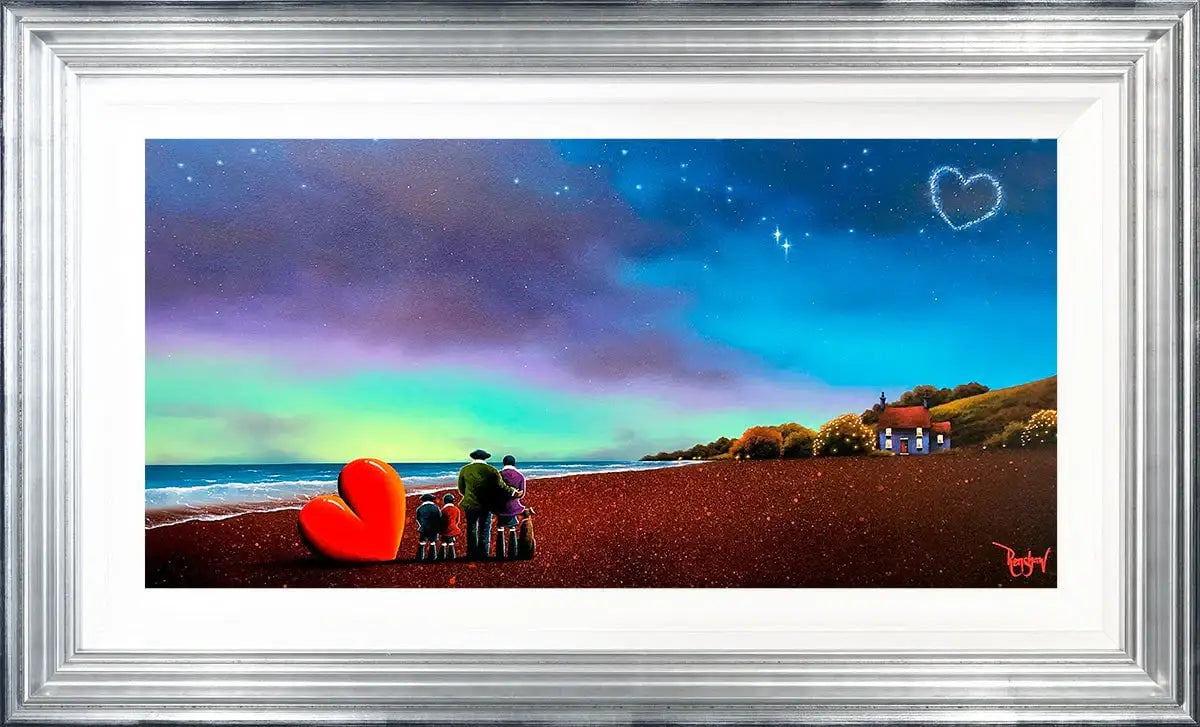 Family, Forever and Always - Original - SOLD by artist David Renshaw - Wyecliffe Galleries