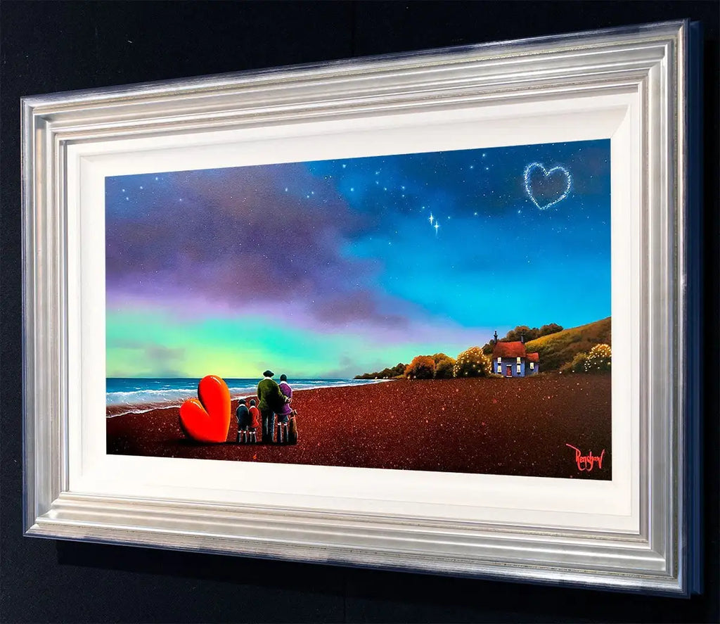 Family, Forever and Always - Original - SOLD by artist David Renshaw - Wyecliffe Galleries