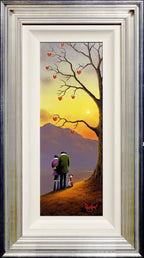 Family of Three - Original - SOLD by artist David Renshaw - Wyecliffe Galleries
