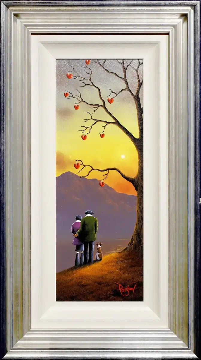 Family of Three - Original - SOLD by artist David Renshaw - Wyecliffe Galleries