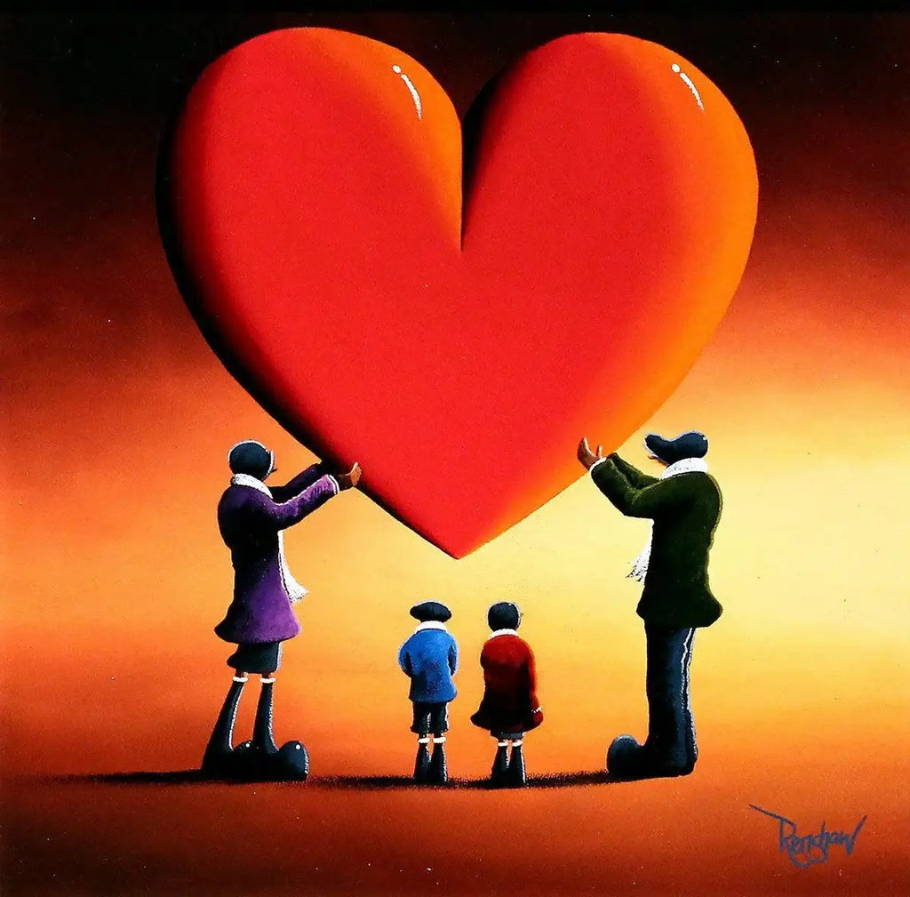 Family Portrait - SOLD by artist David Renshaw - Wyecliffe Galleries