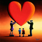 Family Portrait - SOLD by artist David Renshaw - Wyecliffe Galleries