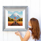 Family Stroll - Original - SOLD by artist David Renshaw - Wyecliffe Galleries