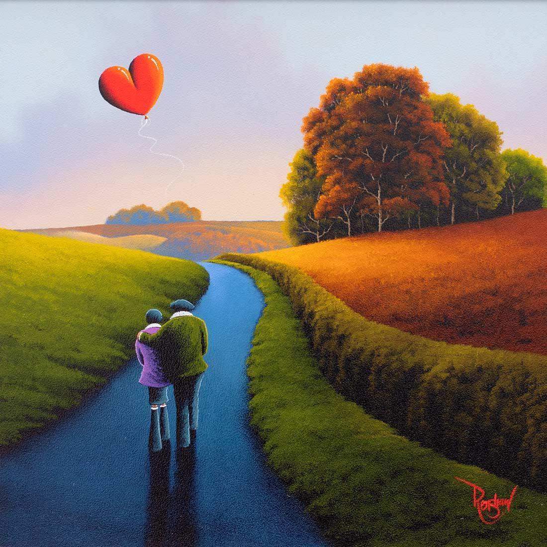 Fields of Gold - Original - SOLD by artist David Renshaw - Wyecliffe Galleries