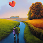 Fields of Gold - Original - SOLD by artist David Renshaw - Wyecliffe Galleries