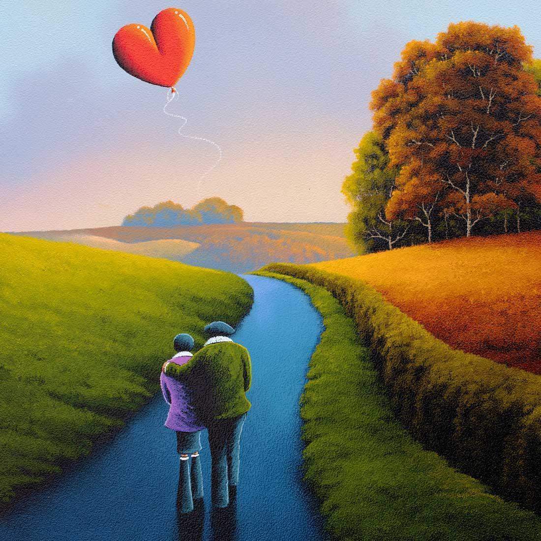 Fields of Gold - Original - SOLD by artist David Renshaw - Wyecliffe Galleries