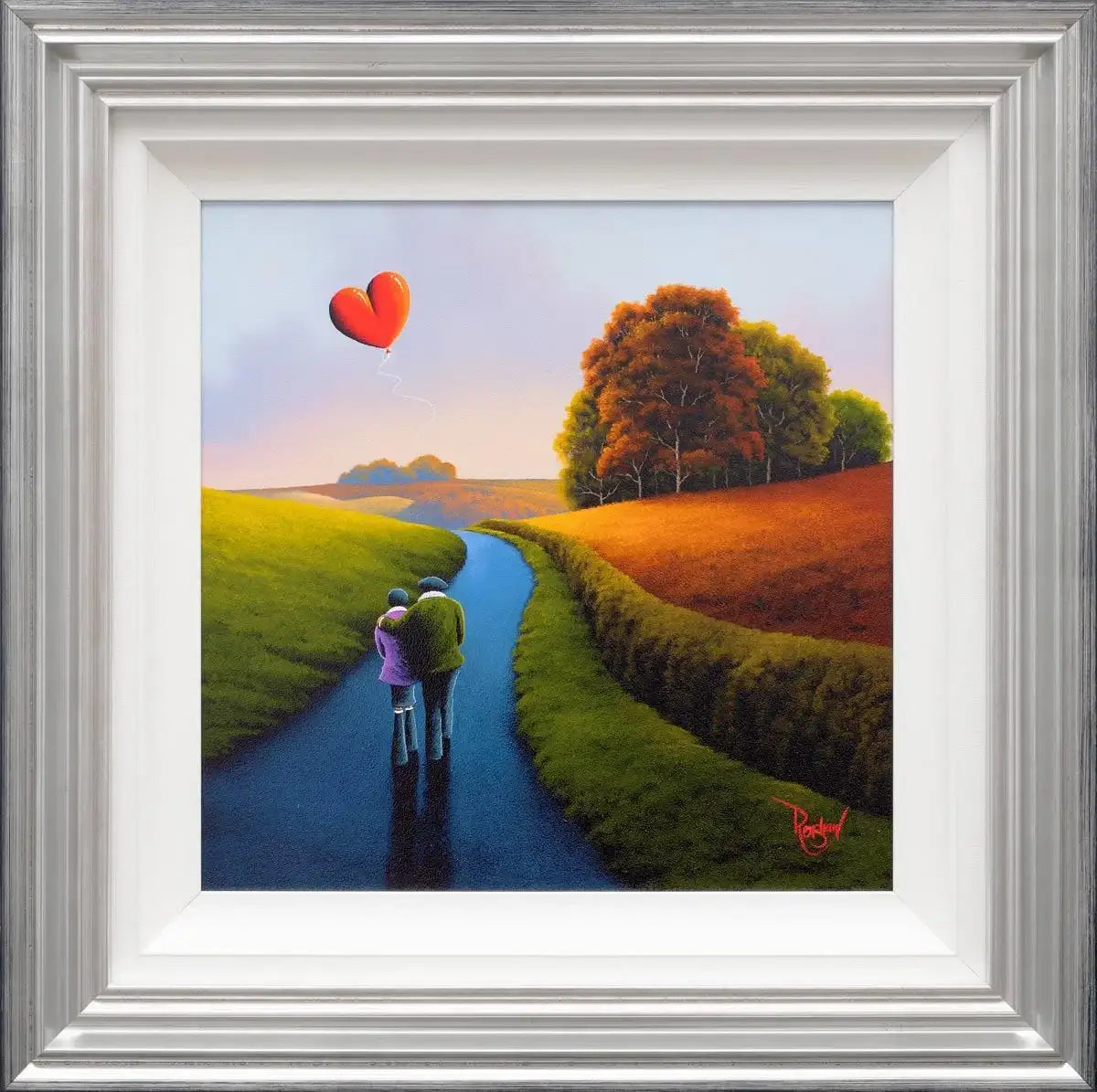 Fields of Gold - Original - SOLD by artist David Renshaw - Wyecliffe Galleries