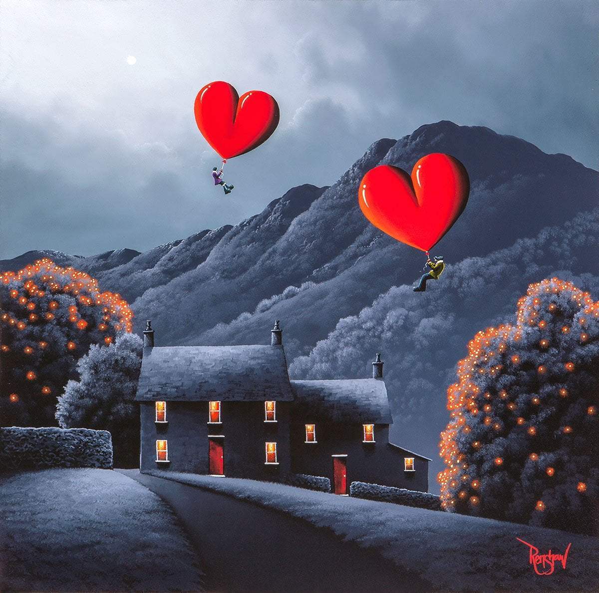 Finding Our Way Home - Edition - SOLD by artist David Renshaw - Wyecliffe Galleries
