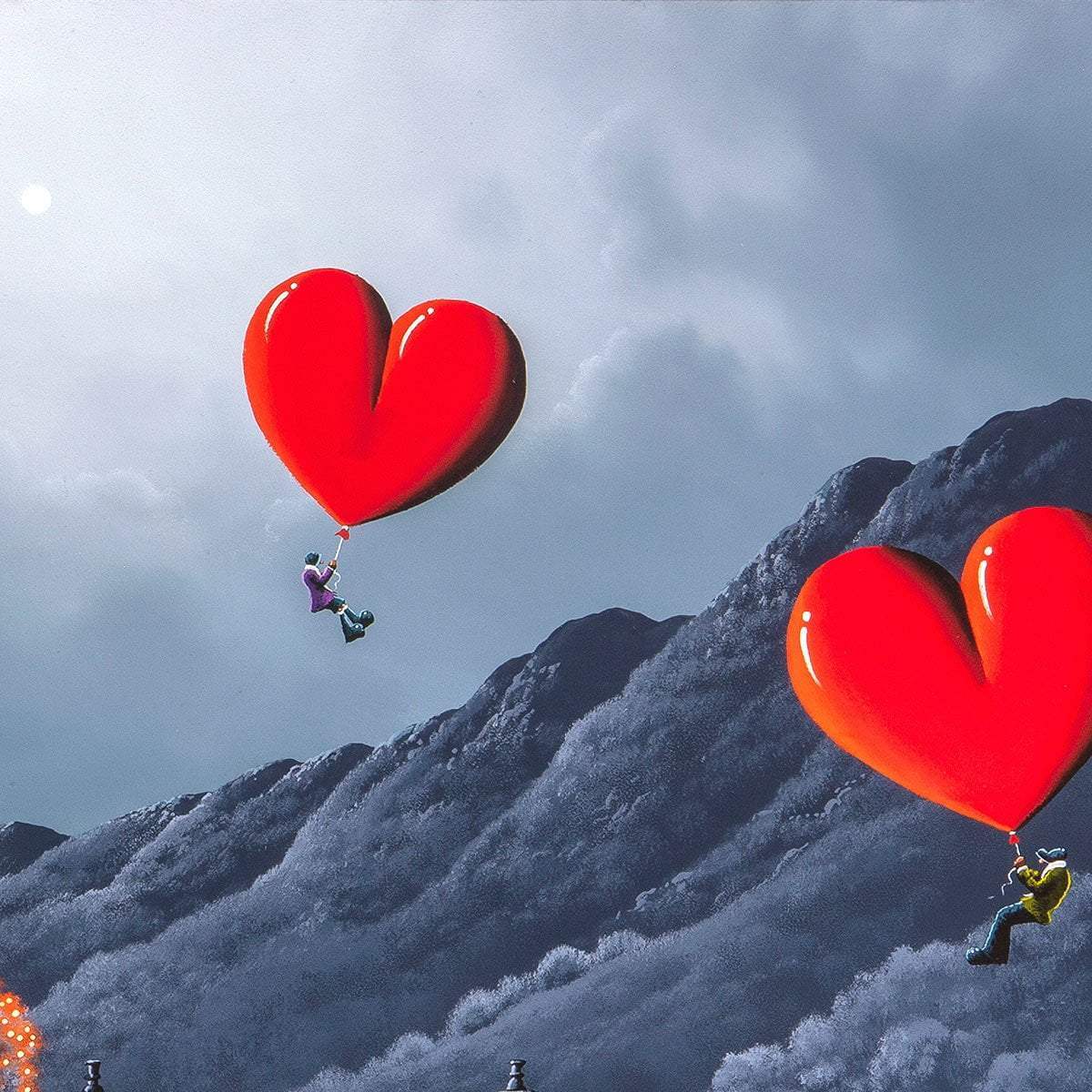 Finding Our Way Home - Edition - SOLD by artist David Renshaw - Wyecliffe Galleries