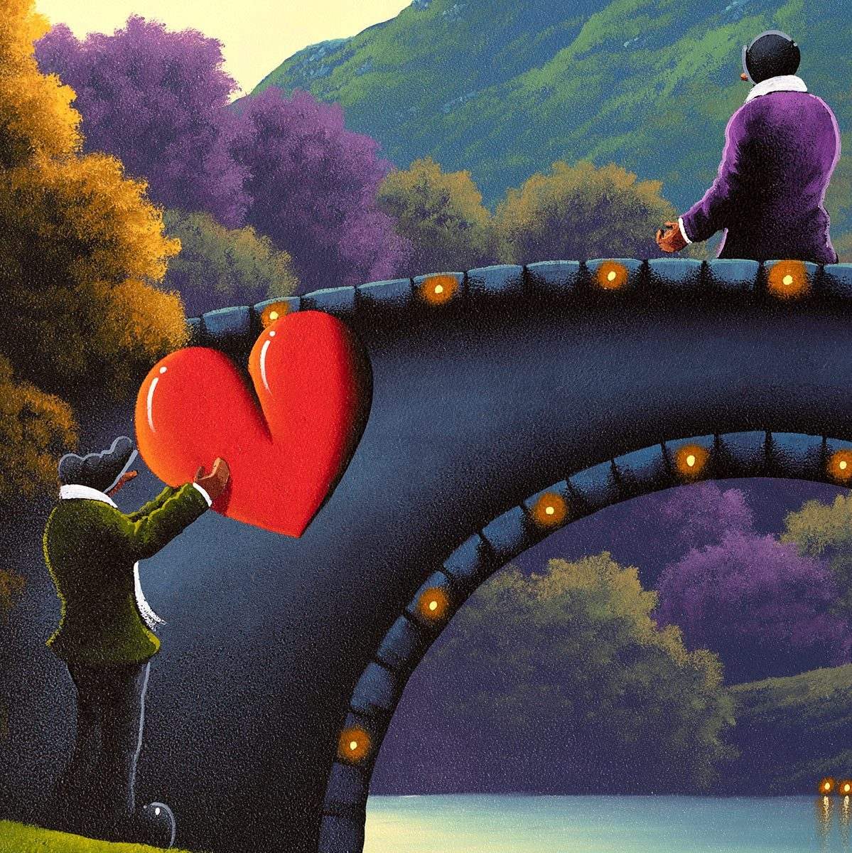 Finding Our Way - Original - SOLD by artist David Renshaw - Wyecliffe Galleries