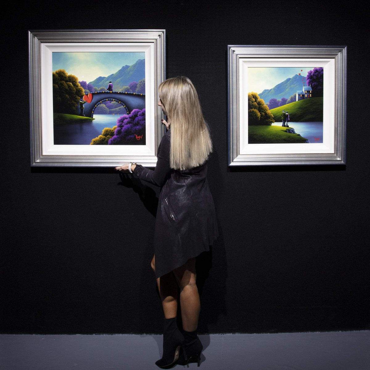 Finding Our Way - Original - SOLD by artist David Renshaw - Wyecliffe Galleries