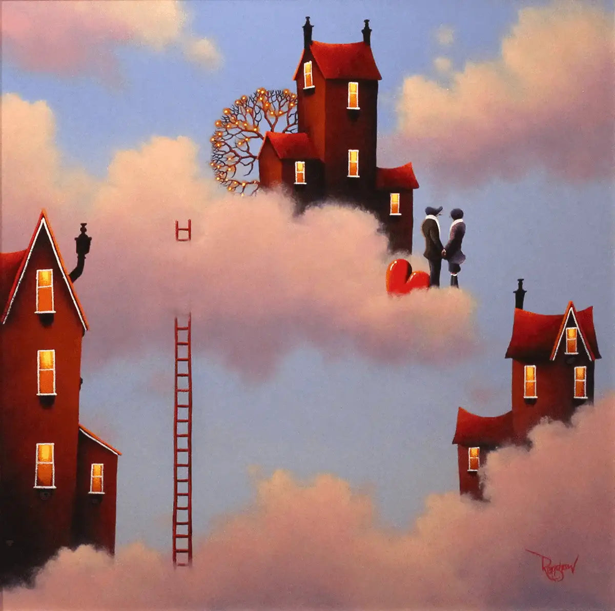 Floating on Cloud 9 - SOLD by artist David Renshaw - Wyecliffe Galleries