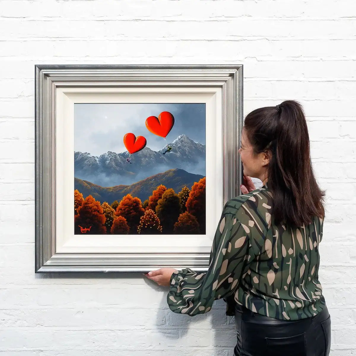 Flying High In Autumn - Original - SOLD by artist David Renshaw - Wyecliffe Galleries