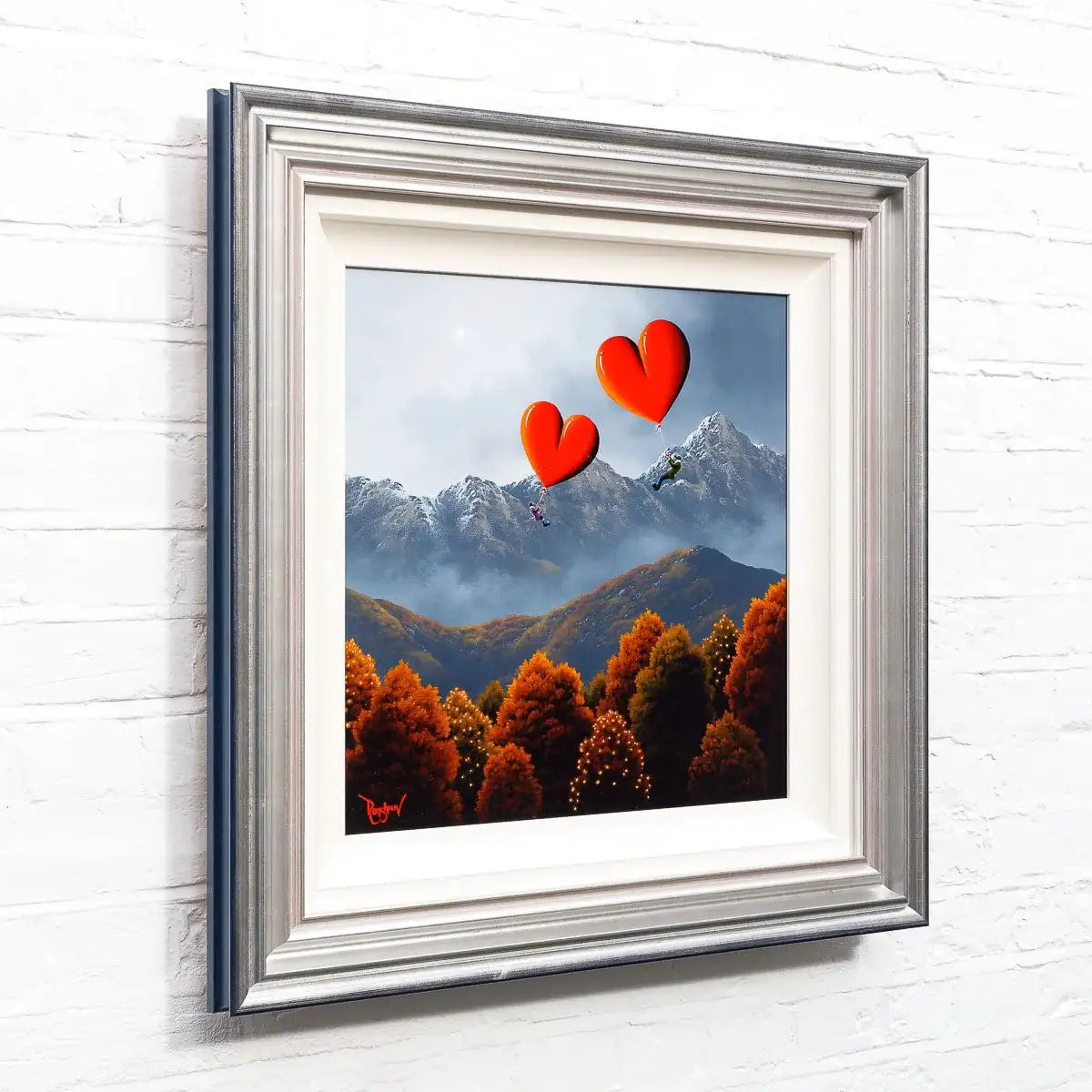 Flying High In Autumn - Original - SOLD by artist David Renshaw - Wyecliffe Galleries