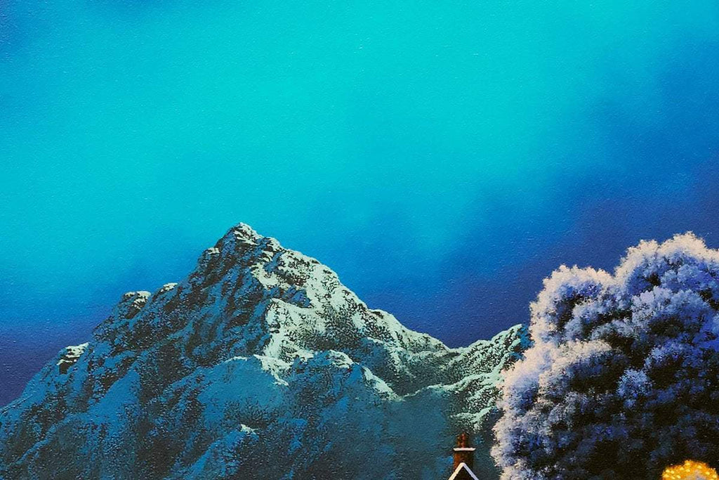 Flying To The Moon - Original - SOLD by artist David Renshaw - Wyecliffe Galleries