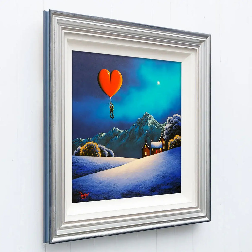 Flying To The Moon - Original - SOLD by artist David Renshaw - Wyecliffe Galleries