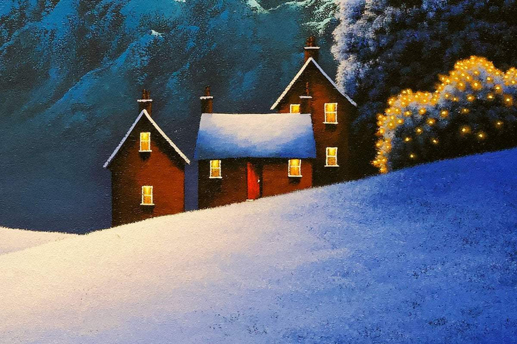 Flying To The Moon - Original - SOLD by artist David Renshaw - Wyecliffe Galleries