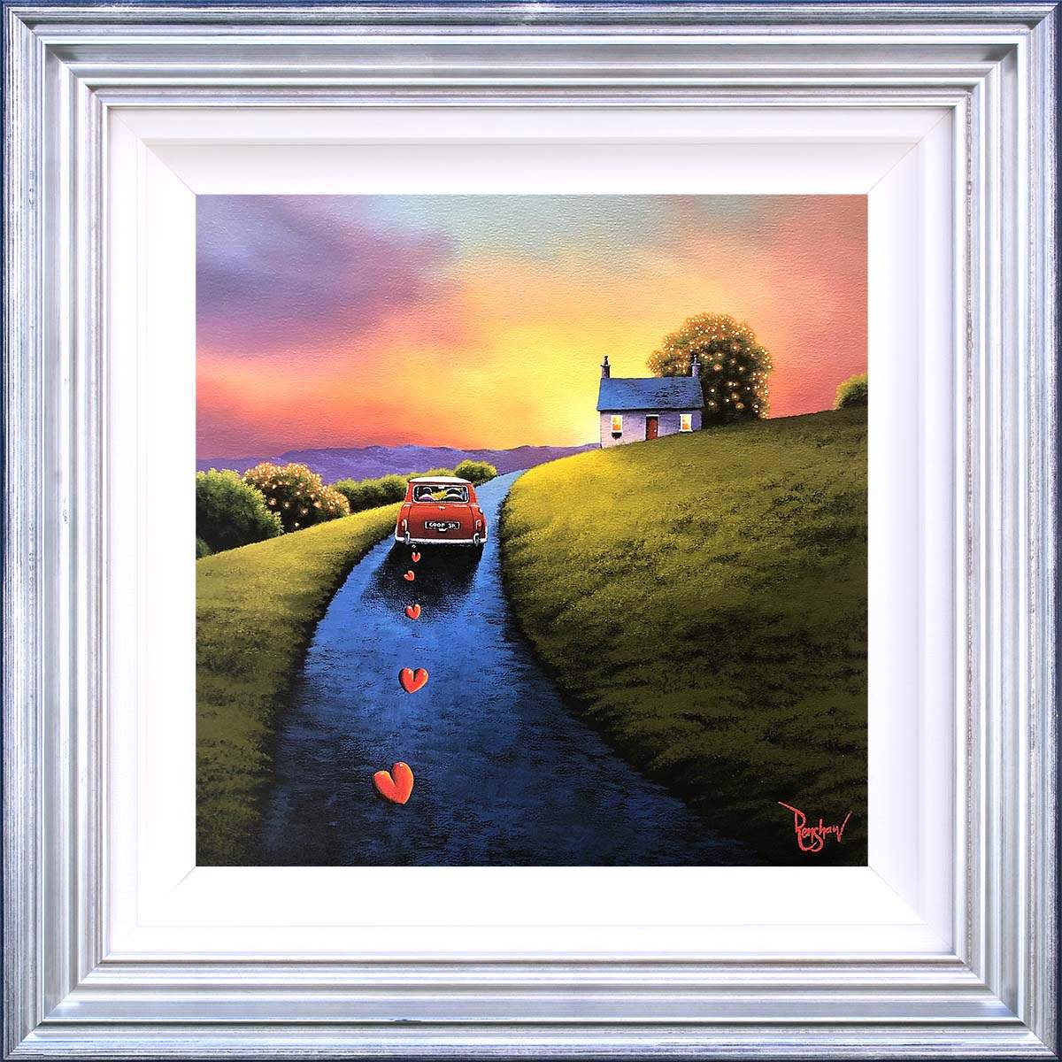 Follow my Heart - Original SOLD by artist David Renshaw - Wyecliffe Galleries