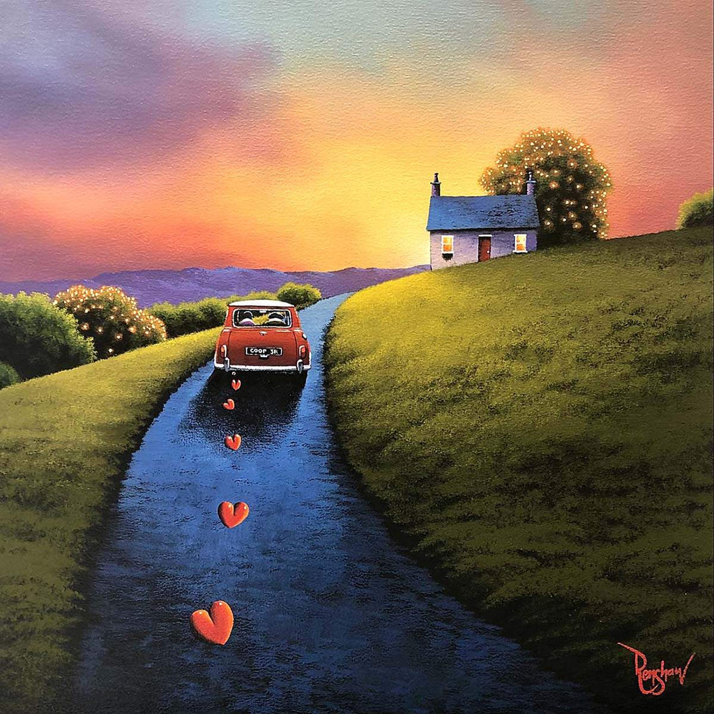 Follow my Heart - Original SOLD by artist David Renshaw - Wyecliffe Galleries