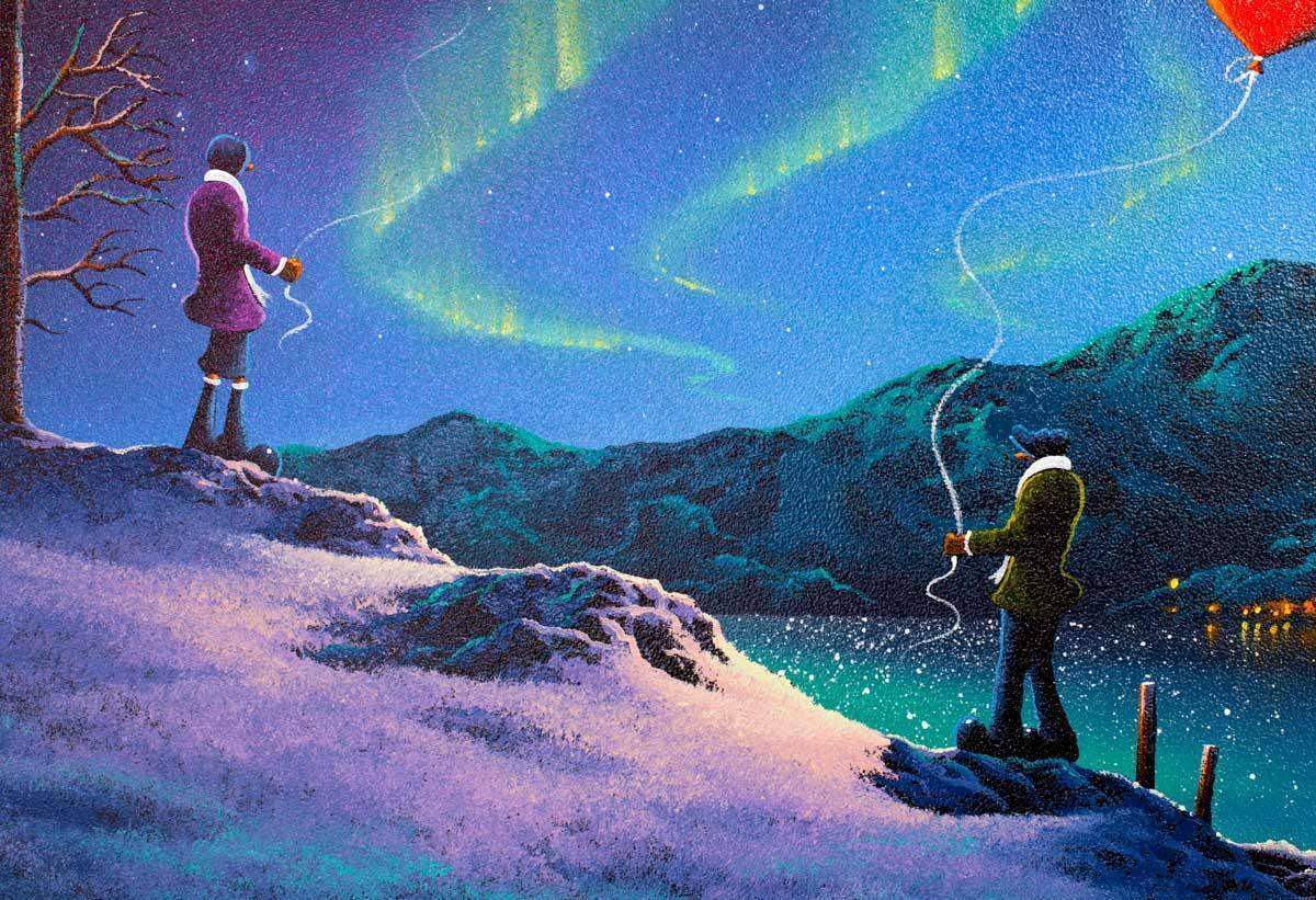 Follow Our Path - Original - SOLD by artist David Renshaw - Wyecliffe Galleries