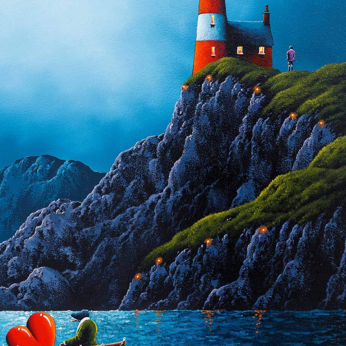 Follow The Light - Original SOLD by artist David Renshaw - Wyecliffe Galleries