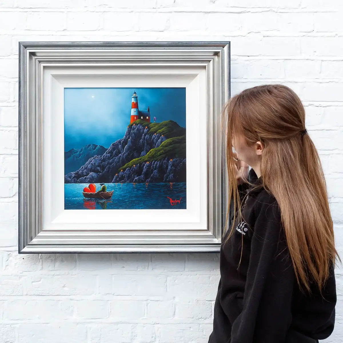 Follow The Light - Original SOLD by artist David Renshaw - Wyecliffe Galleries