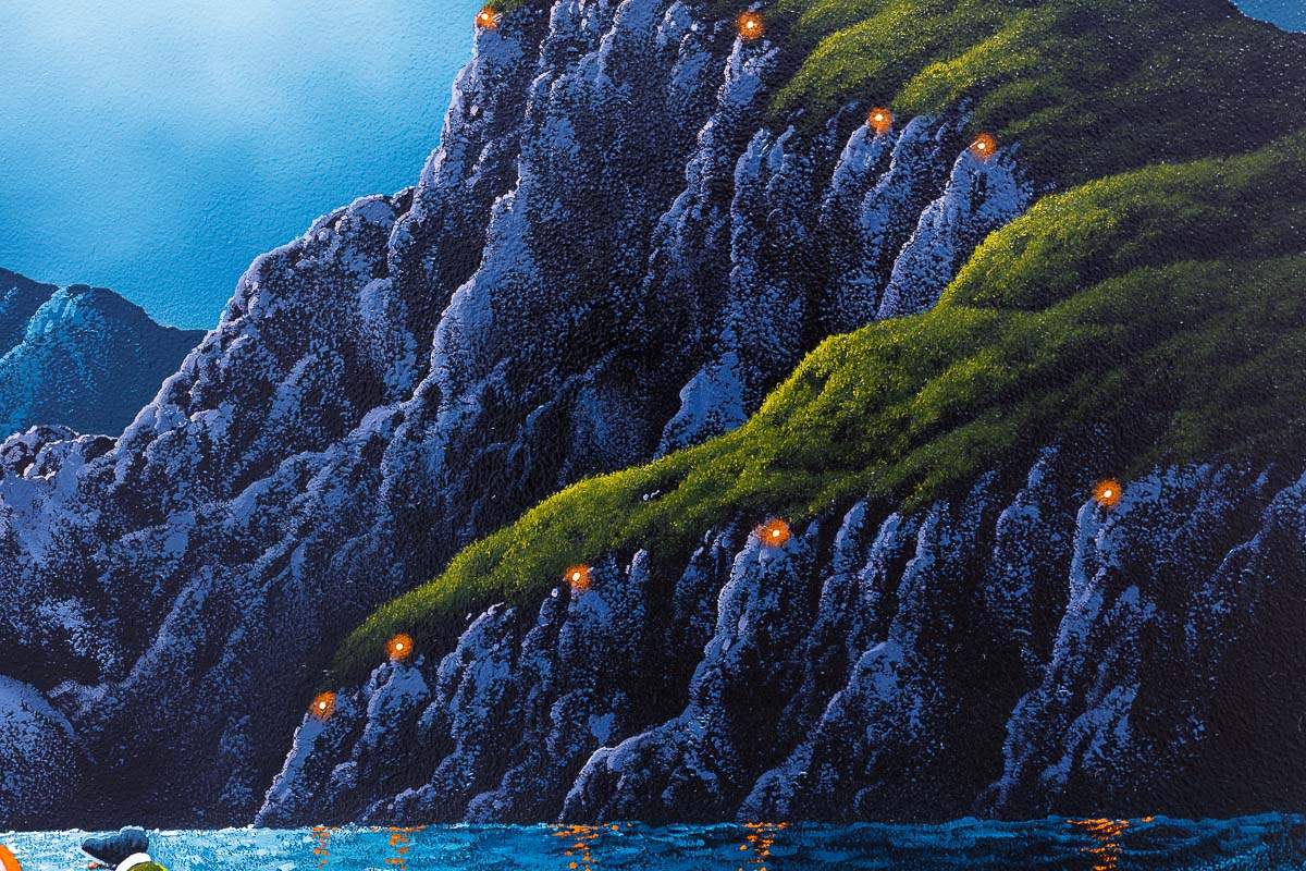 Follow The Light - Original SOLD by artist David Renshaw - Wyecliffe Galleries