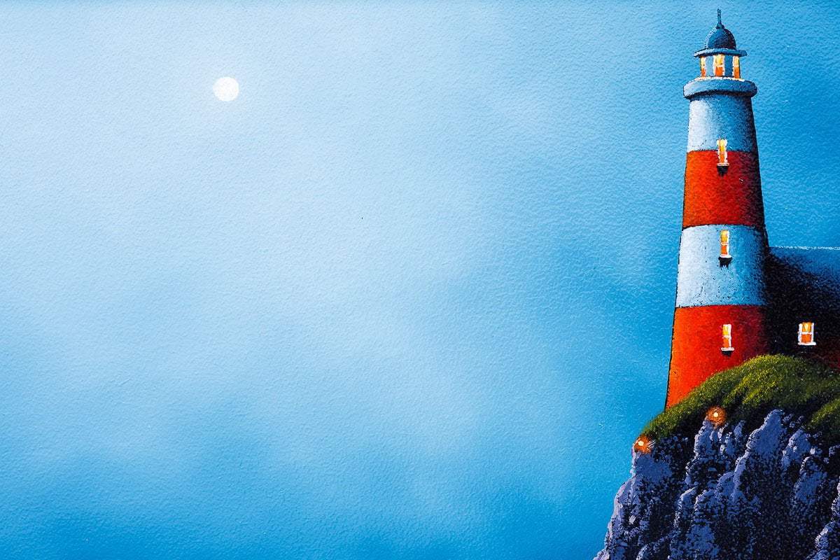 Follow The Light - Original SOLD by artist David Renshaw - Wyecliffe Galleries