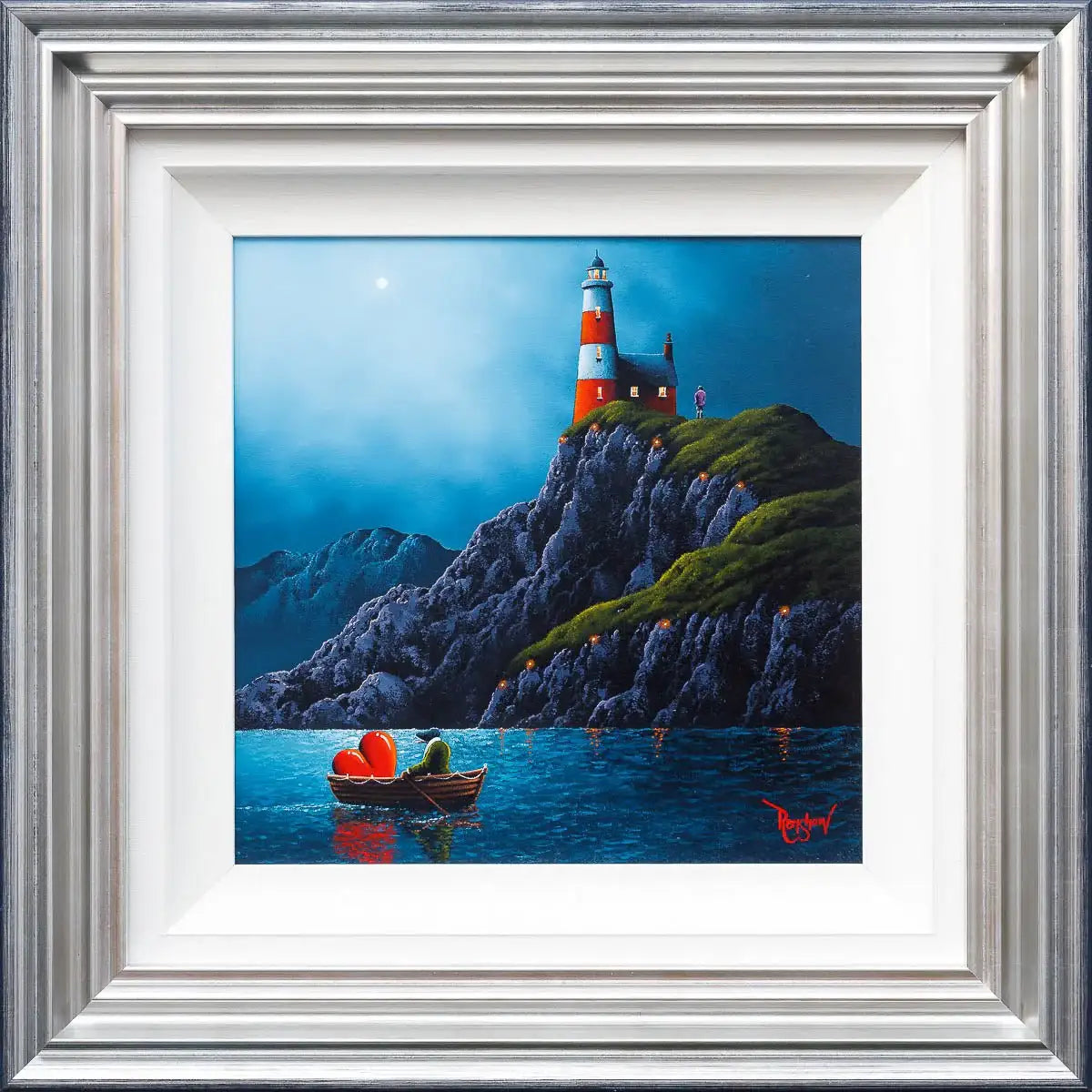 Follow The Light - Original SOLD by artist David Renshaw - Wyecliffe Galleries