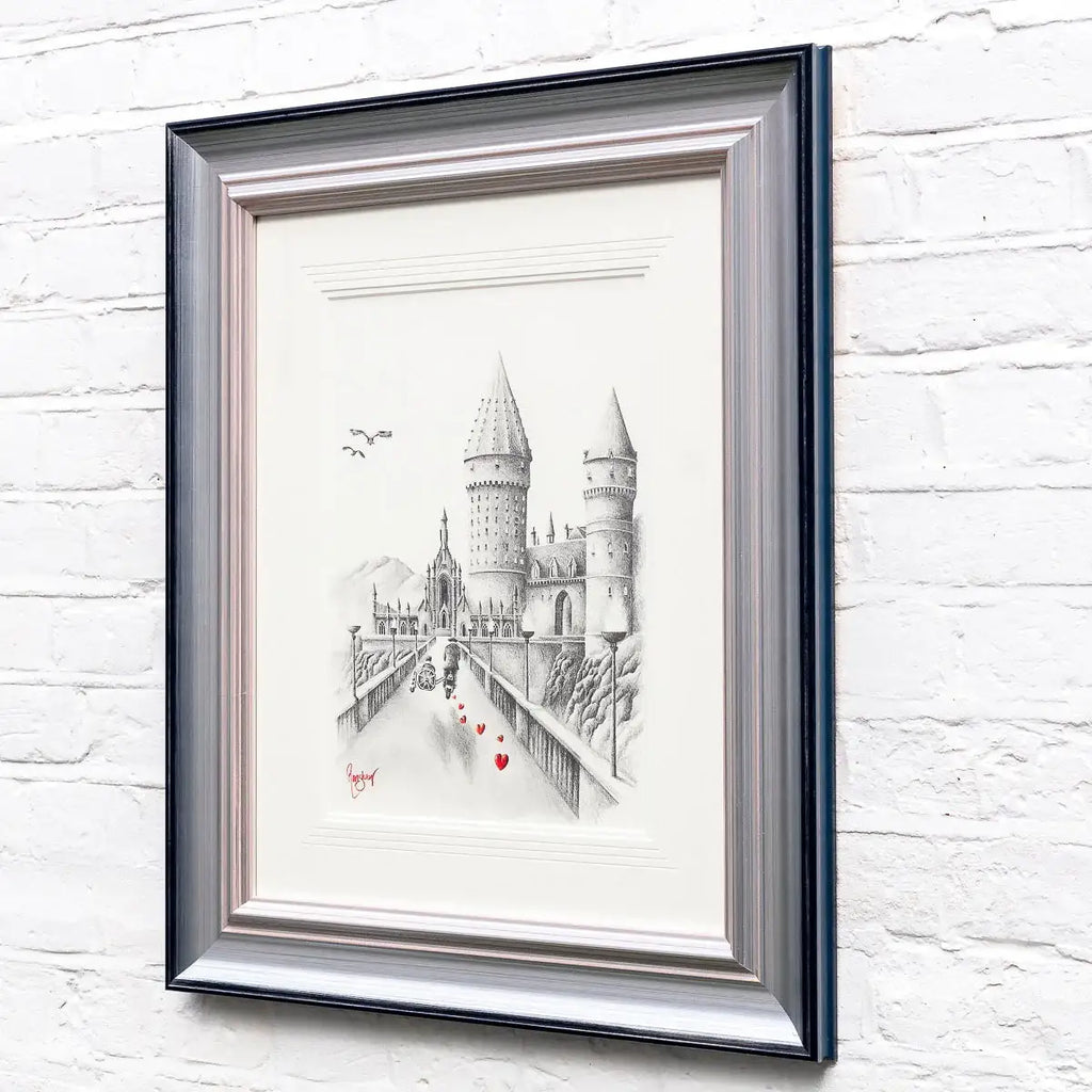 Follow The Magic Home - Original Sketch - SOLD by artist David Renshaw - Wyecliffe Galleries