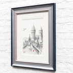 Follow The Magic Home - Original Sketch - SOLD by artist David Renshaw - Wyecliffe Galleries