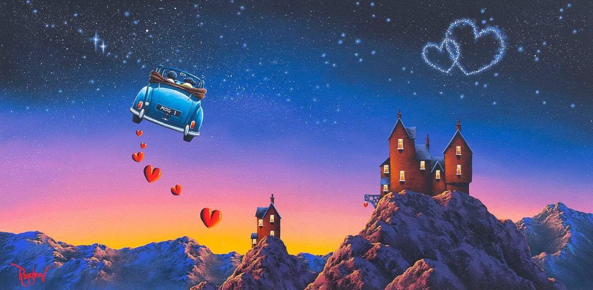Follow the Stars Home - Original - SOLD by artist David Renshaw - Wyecliffe Galleries