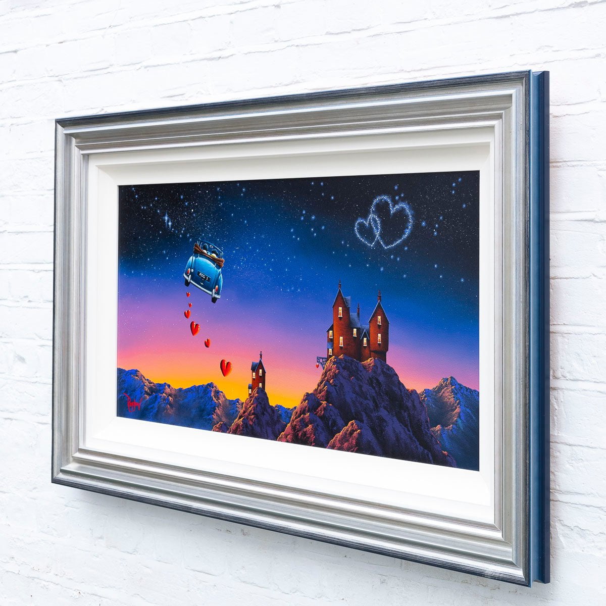 Follow the Stars Home - Original - SOLD David Renshaw Framed