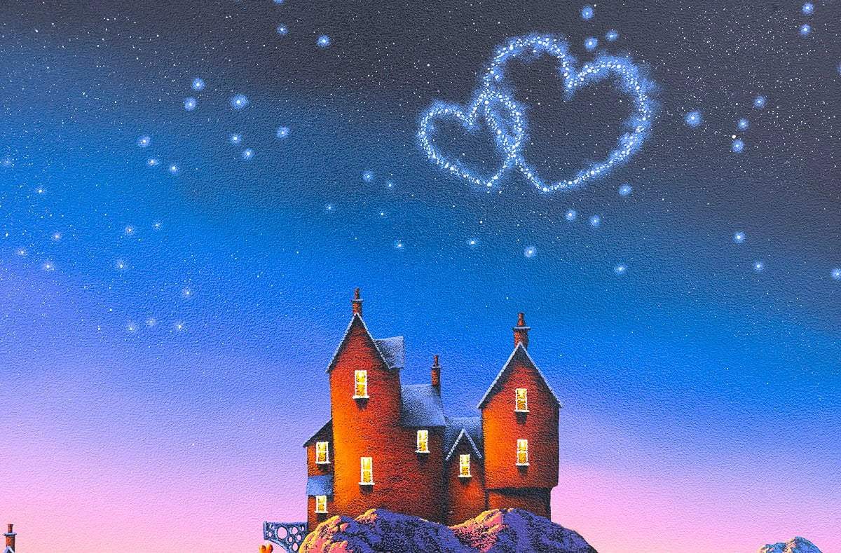 Follow the Stars Home - Original - SOLD by artist David Renshaw - Wyecliffe Galleries