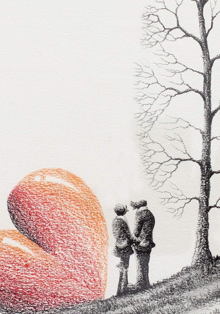 Forget Me Not - Original Sketch - SOLD by artist David Renshaw - Wyecliffe Galleries