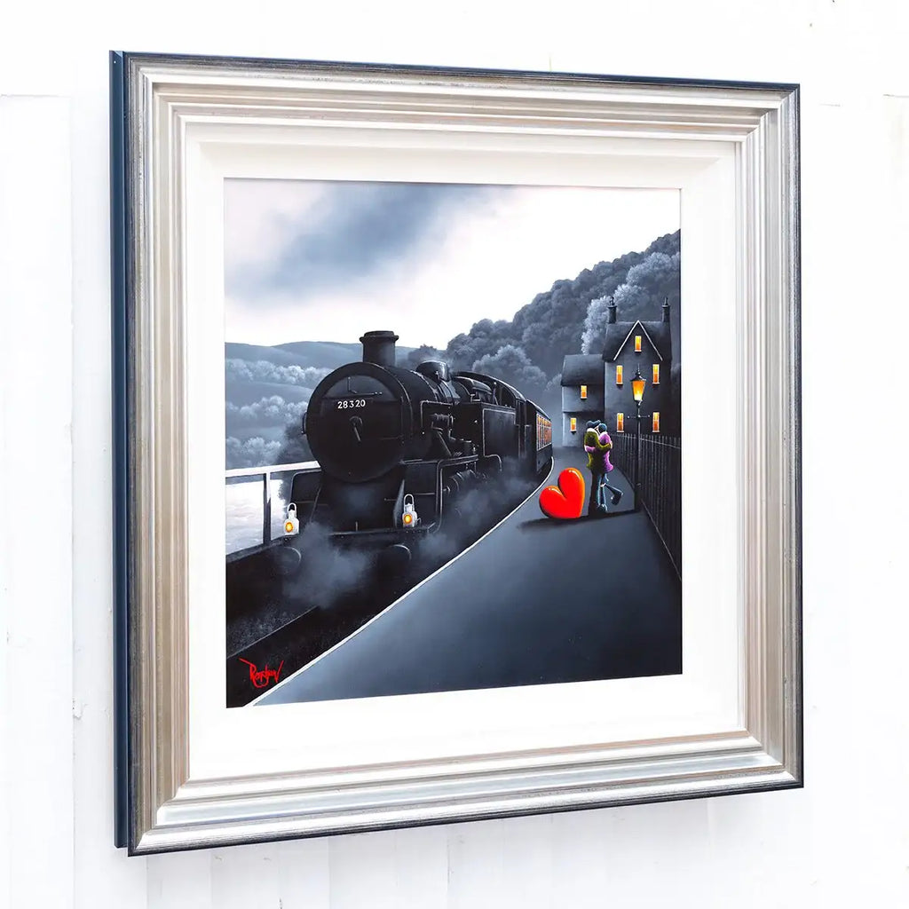 Full Steam Ahead - Original - SOLD by artist David Renshaw - Wyecliffe Galleries