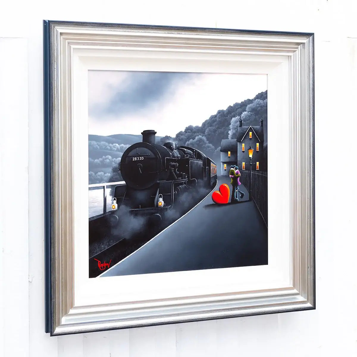 Full Steam Ahead - Original - SOLD by artist David Renshaw - Wyecliffe Galleries