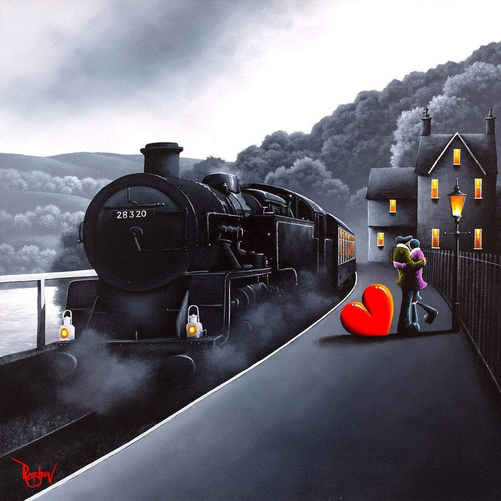 Full Steam Ahead - Original - SOLD by artist David Renshaw - Wyecliffe Galleries
