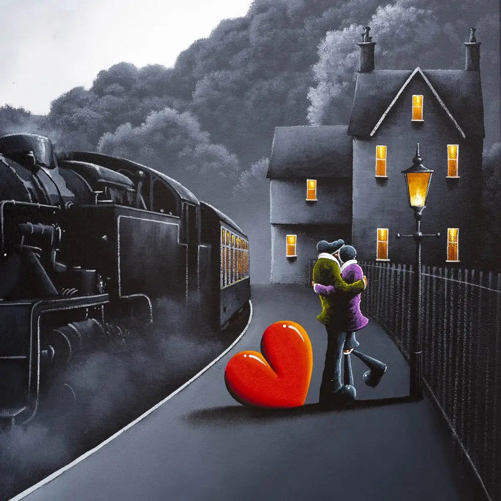 Full Steam Ahead - Original - SOLD by artist David Renshaw - Wyecliffe Galleries