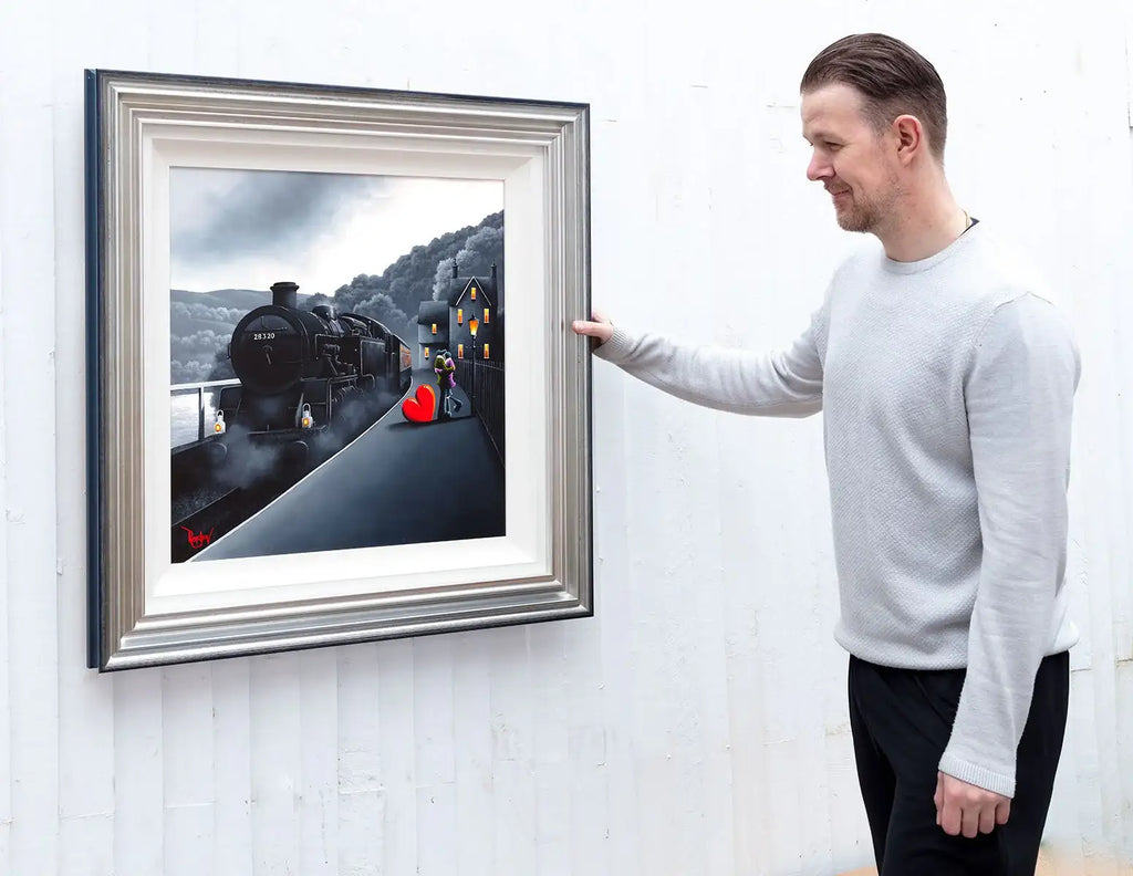 Full Steam Ahead - Original - SOLD by artist David Renshaw - Wyecliffe Galleries