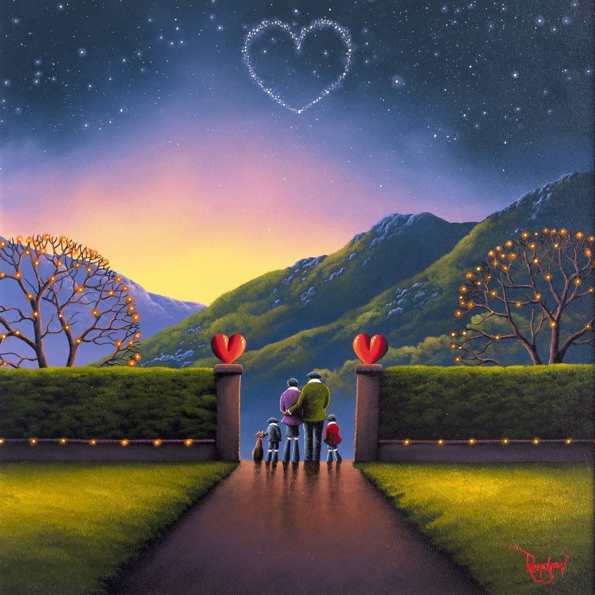 Gateway To Happiness - Original - SOLD by artist David Renshaw - Wyecliffe Galleries