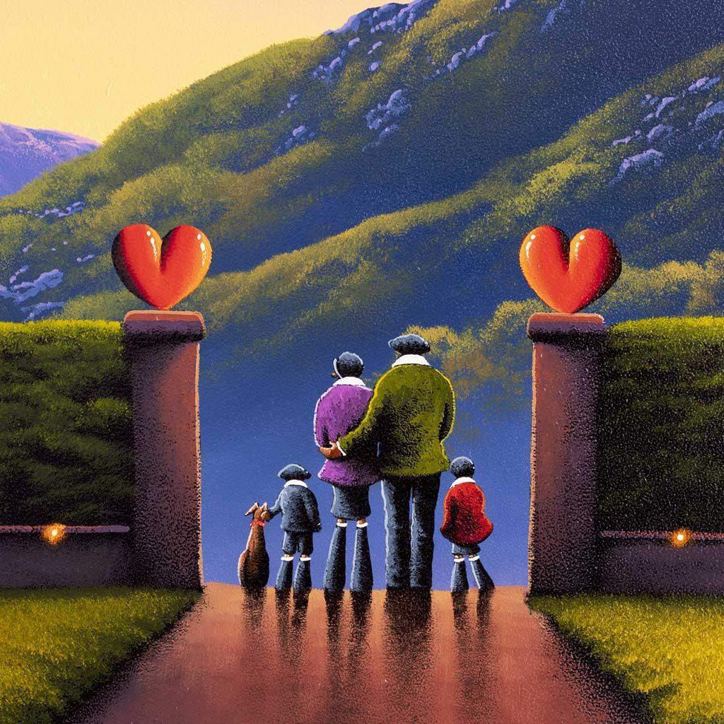 Gateway To Happiness - Original - SOLD by artist David Renshaw - Wyecliffe Galleries