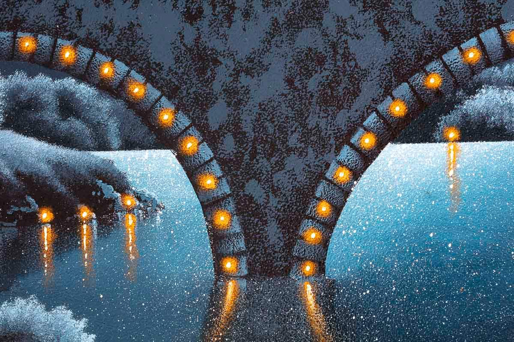 Gazing at the Moon - Original - SOLD by artist David Renshaw - Wyecliffe Galleries