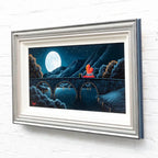 Gazing at the Moon - Original - SOLD by artist David Renshaw - Wyecliffe Galleries