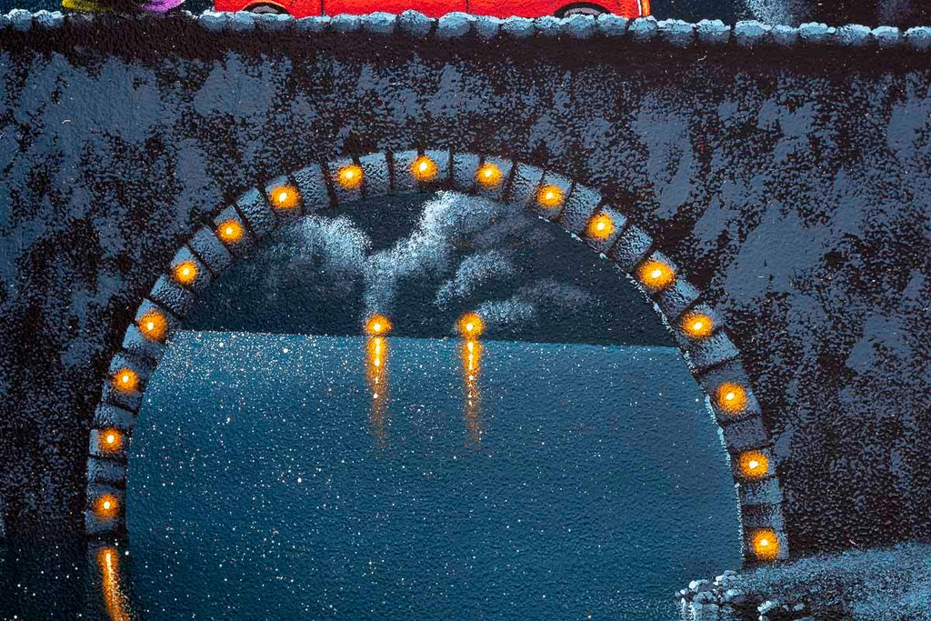 Gazing at the Moon - Original - SOLD by artist David Renshaw - Wyecliffe Galleries