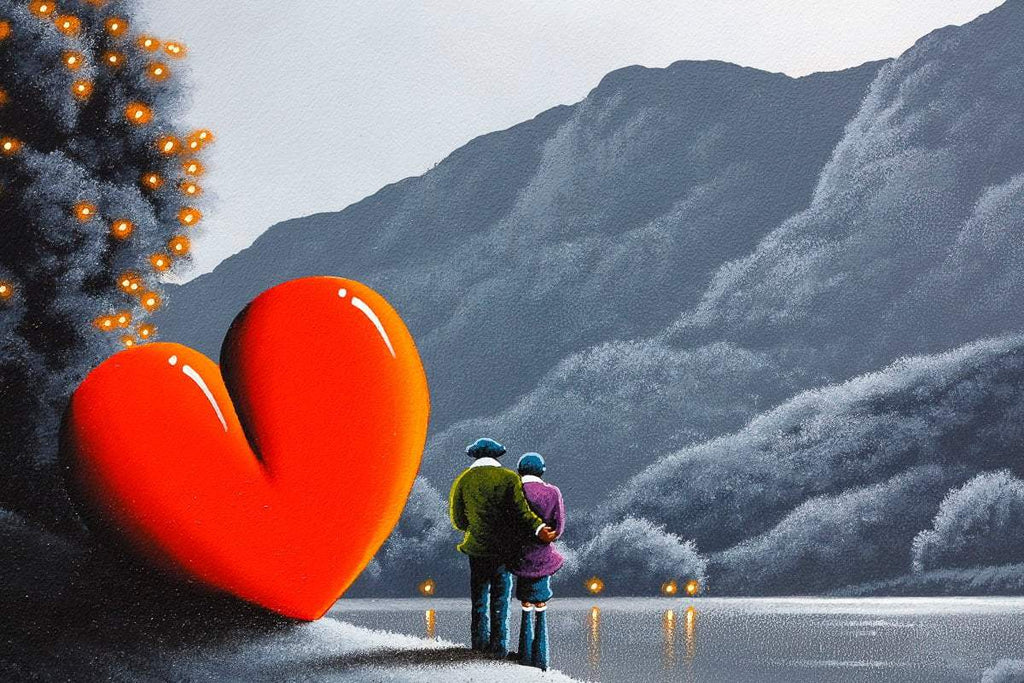 Gazing Lovingly - Original - SOLD by artist David Renshaw - Wyecliffe Galleries