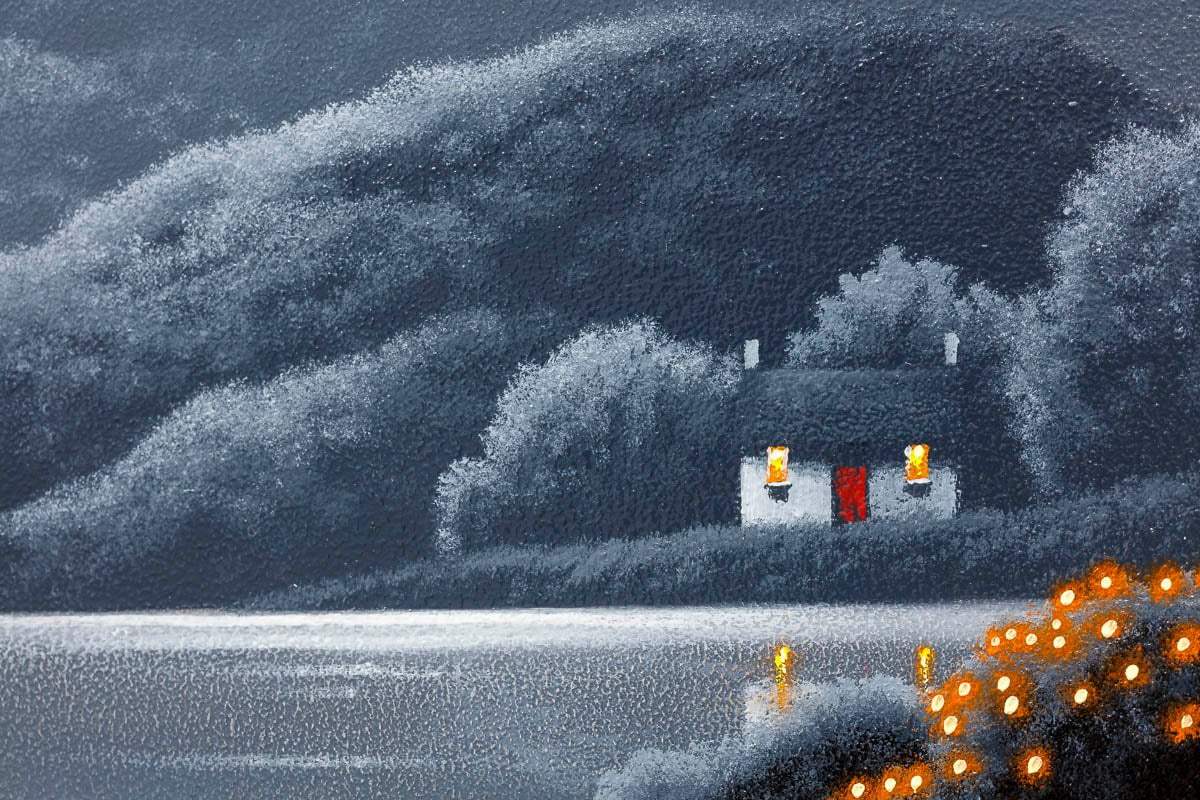 Gazing Lovingly - Original - SOLD by artist David Renshaw - Wyecliffe Galleries