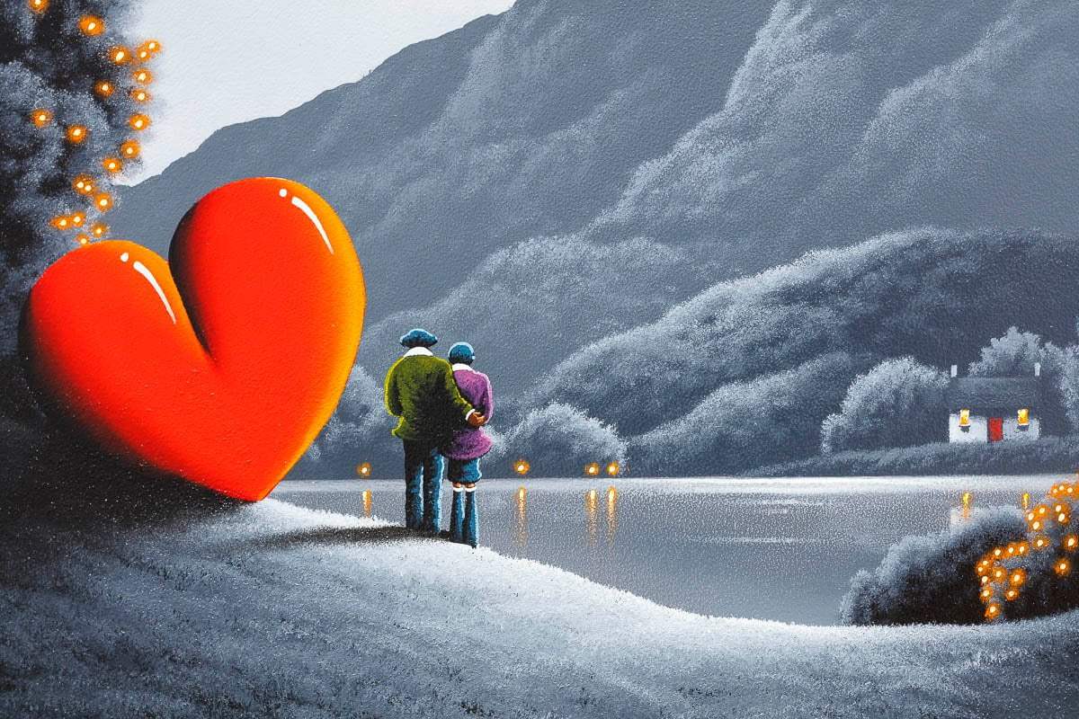 Gazing Lovingly - Original - SOLD by artist David Renshaw - Wyecliffe Galleries