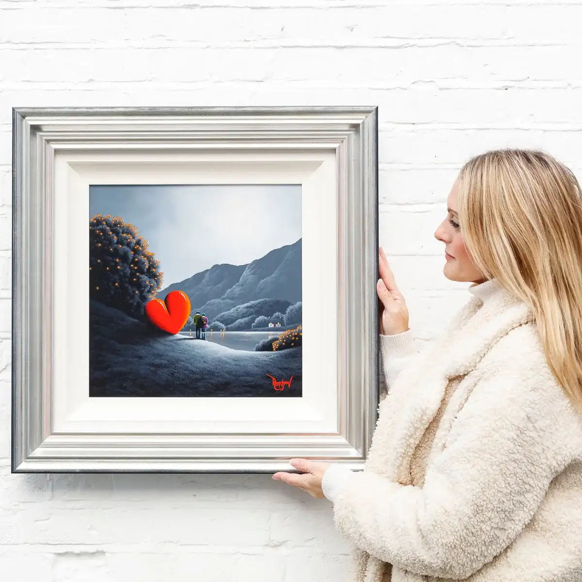 Gazing Lovingly - Original - SOLD by artist David Renshaw - Wyecliffe Galleries