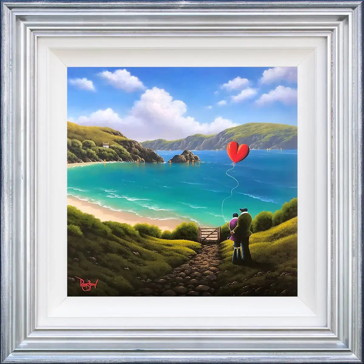 Gazing Out - Original - SOLD by artist David Renshaw - Wyecliffe Galleries